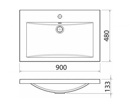 Умывальник Florentina Анита 900 У22678 – изображение 2
