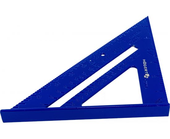 Разметочный угольник HOEGERT TECHNIK алюминиевый, 180 мм HT4M215 – изображение 2