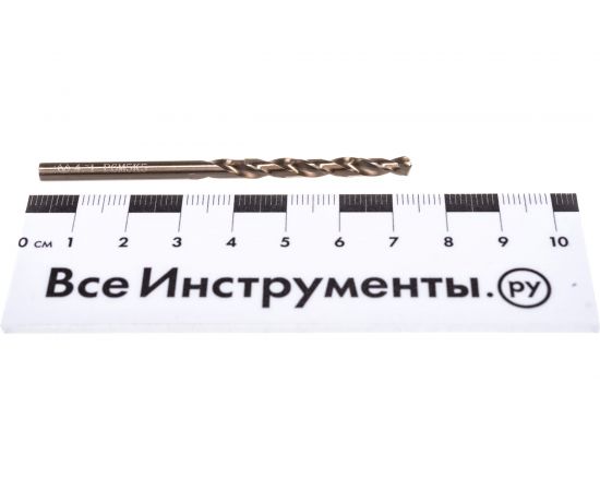 Сверло по металлу (4.1х43х75 мм; ц/х; Р6М5К5; А1; 135 град) GRIFF a112041 – изображение 2