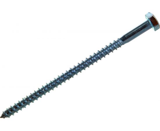 Сантехнический шуруп с ШГ ЕВРОПАРТНЕР DIN 571 Zn 6х100 4шт. 5 0945 2 – изображение 3