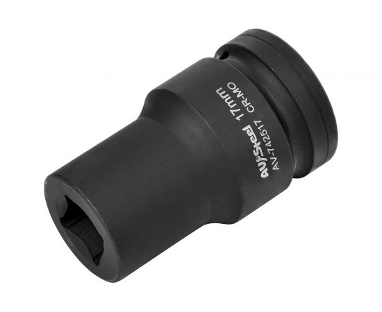 Головка ударная четырехгранная-футорка (17 мм; 1DR) AV Steel AV-742517 – изображение 4