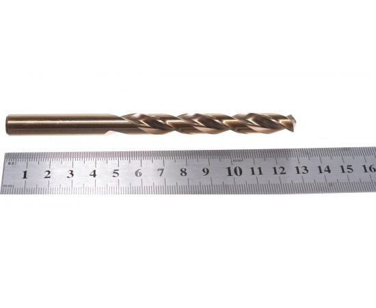 Сверло по металлу Cobalt 5% HSS-Co DIN 338 (10 шт; 10x87х133 мм) D.BOR 4191000X3D – изображение 4