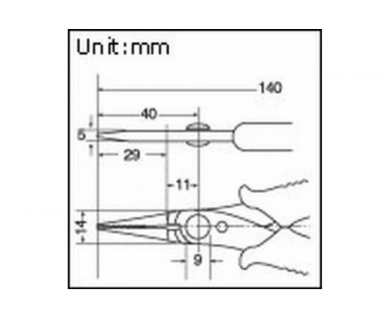 Длинногубцы (антистатические) ProsKit 1PK-5102E 00087108 – изображение 4