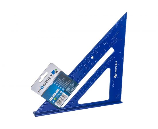 Разметочный угольник HOEGERT TECHNIK алюминиевый, 180 мм HT4M215 – изображение 5