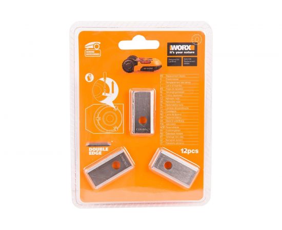 Ножи 12 шт для роботизированной газонокосилки Landroid WORX WA0190 – изображение 6