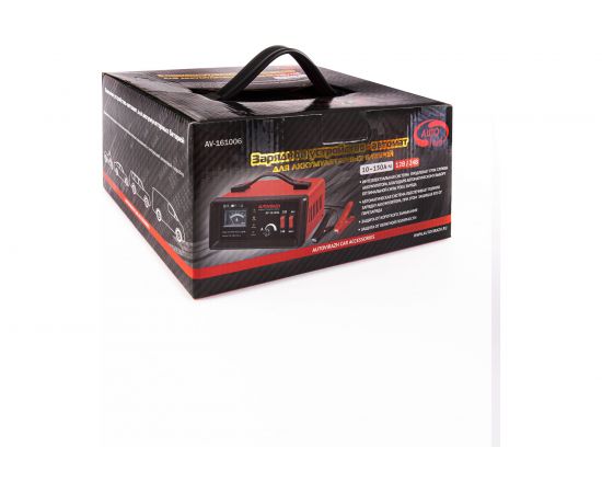 Зарядное устройство для АКБ /автомат, 0-15А,до 180 Ач,12/24В,стрелочная индикация/ AUTOVIRAZH AV-161006 – изображение 9