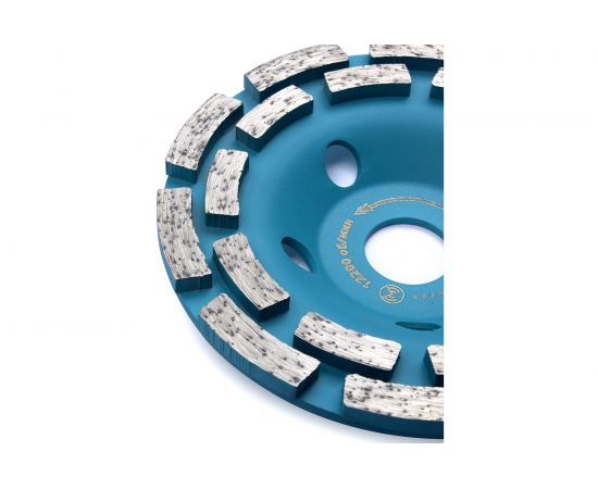 Круг алмазный чашечный Basis (125х22 мм; 2 ряда) MONOGRAM 086-419 