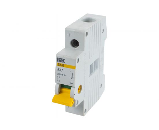 Выключатель нагрузки IEK ВН-32 63А/1П ИЭК MNV10-1-063 