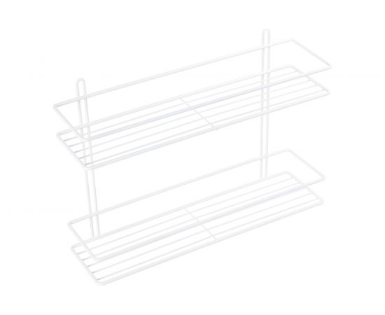 Прямая полка FIXSEN двухэтажная, белая FX-730W-2 