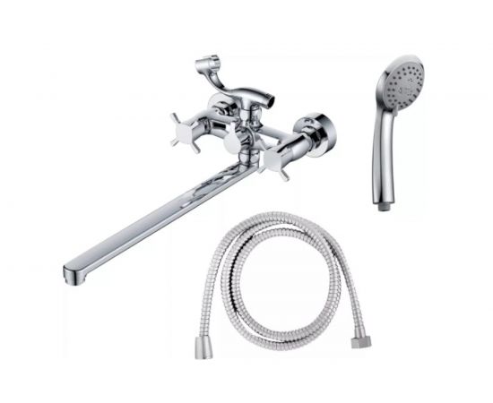 Смеситель для ванны с душем KAISER Cuatro 4-листник 58055 