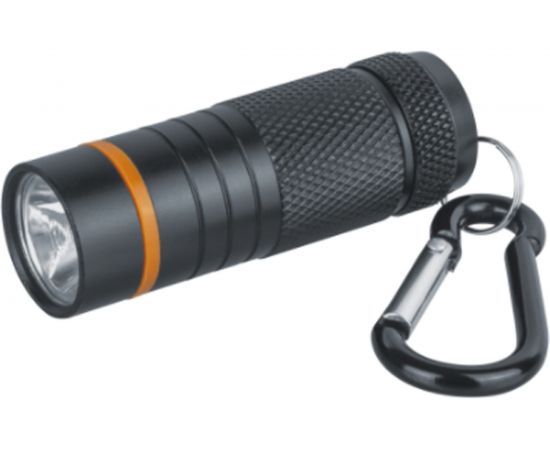 Фонарь Navigator NPT-KC08-BL-4LR44 брелок, алюминий, 1LED, 1Вт, 1 режим, черный 82314 