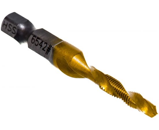 Сверло-метчик (М4х0.7х54 мм; HSS-TiN) SKRAB 33824 