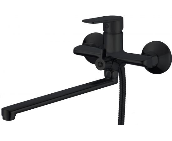 Смеситель для ванны с длинным изливом OSGARD PLATT черный 87223 940000001067 