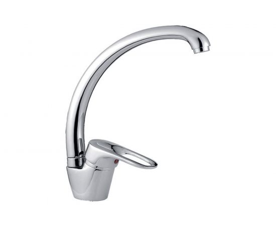 Смеситель для кухни LEDEME картридж диаметр 40 мм, утка, силумин, L4128-B 89279 