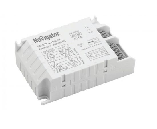 Электронный пускорегулирующий аппарат | дроссель Navigator ЭПРА 94 426 NB-ETL-218-EA3 4607136944268 157936 