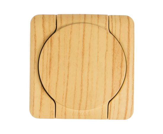 Розетка Lezard, VIOLA, с/з, с крышкой. керамика, белёный дуб, 751-5200-123 – изображение 2