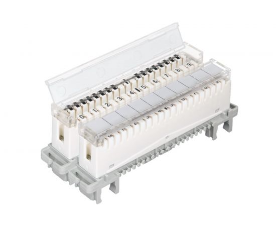 Рамка для маркировки плинтов NIKOMAX откидная, прозрачная, 10шт NMC-PL-HLH-10 – изображение 2