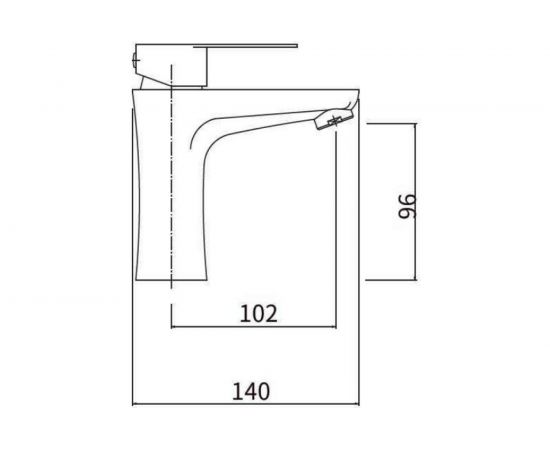 Смеситель для умывальника FASHUN A51115 – изображение 2
