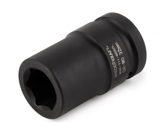 Головка торцевая ударная глубокая 6-гранная (32 мм; 1"") WIEDERKRAFT WDK-711-8032L – изображение 2