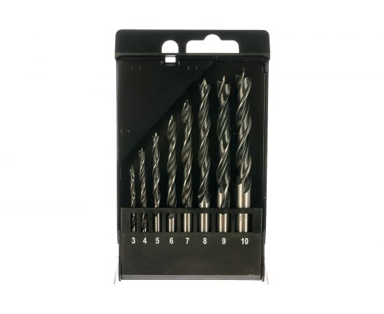 Набор спиральных сверл по дереву 3-4-5-6-7-8-9-10 мм Stanley STA56006 – изображение 2
