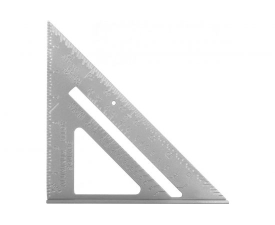Алюминиевая треугольная линейка DEKO 180/255/185мм DKM180-255-185 – изображение 2