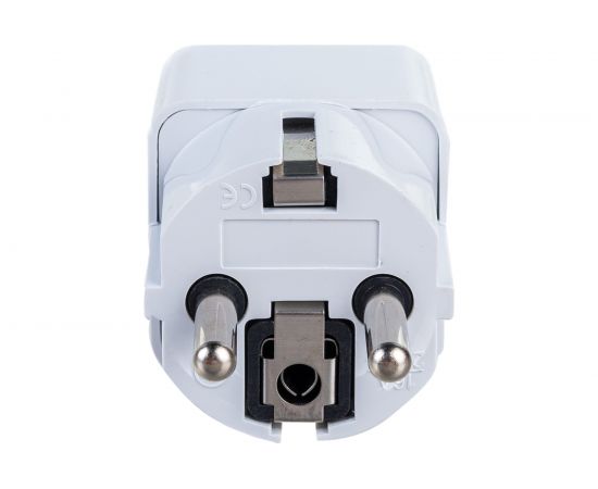 Универсальный адаптер duwi с/з, белый, 6A, 1300Вт, 250В 27405 6 – изображение 2