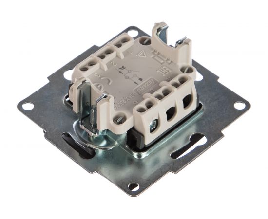 Выключатель Lezard, KARINA, с подсветкой, чёрный бархат, 707-4288-111 – изображение 2