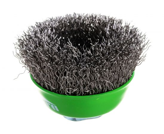 Щётка чашечная гофрированная INOX Standard (60 мм; М14) для УШМ D.BOR D01-IS-060-M14-030 – изображение 2