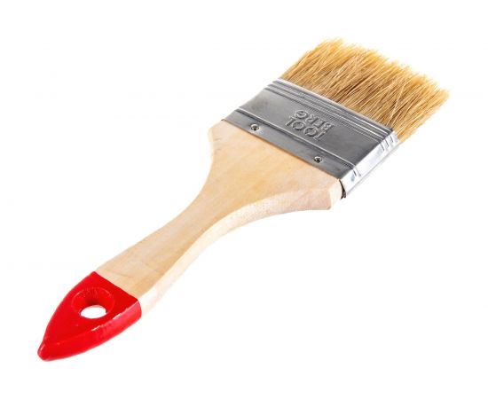 Плоская кисть Toolberg 2,5"", белая 0101025 – изображение 2