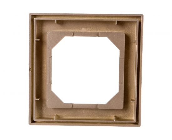 Одноместная рамка LIREGUS Эпсилон K14-245-01 E/Ch шампань 28-318 – изображение 2