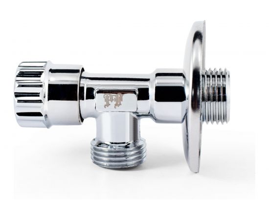 Угловой вентиль PROFACTOR PF CHROME н/н 1/2 дюйма х 1/2 дюйма PF BAV 362 – изображение 2