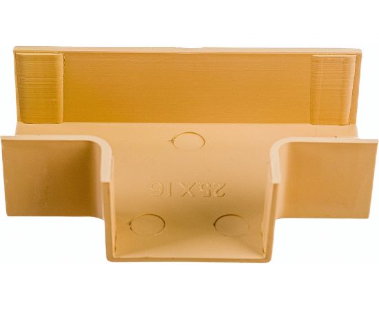 Угол EKF T-образный, 25х16мм, 4 шт, Plast, PROxima, под светлое дерево SQ tchl-25-16x4 – изображение 3