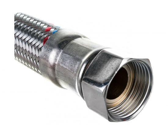 Подводка для воды TР-сантехника Гигант, нержавеющая сталь, 60 см, в/в 3/4, угловая 26386 – изображение 3