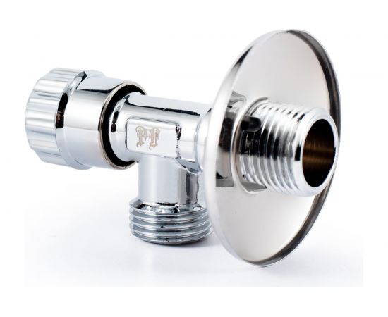 Угловой вентиль PROFACTOR PF CHROME н/н 1/2 дюйма х 1/2 дюйма PF BAV 362 – изображение 3