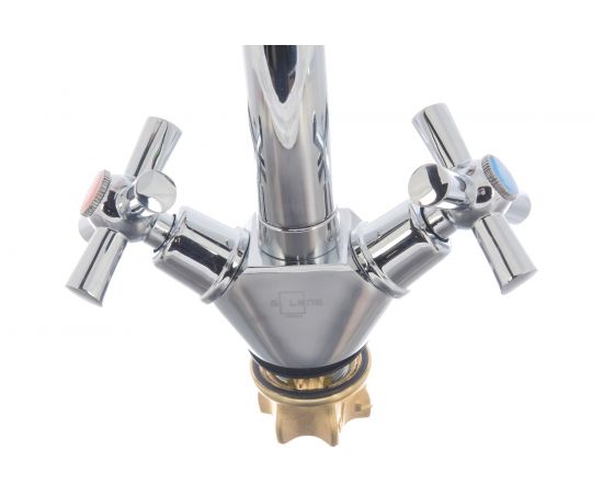 Смеситель для умывальника G-lauf с поворотным изливом 360 градусов, хромированнный KOA4-A722 – изображение 3