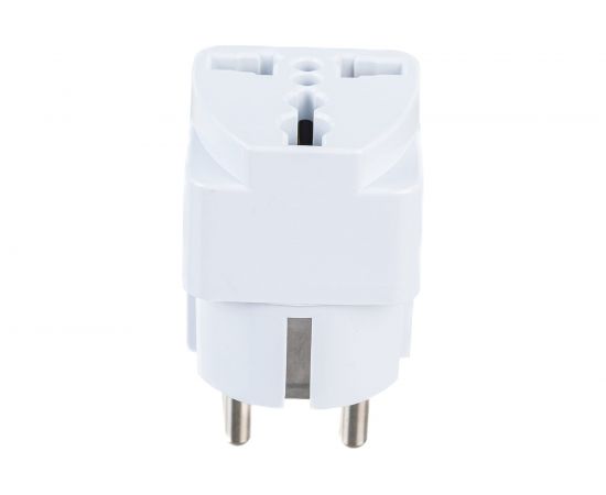 Универсальный адаптер duwi с/з, белый, 6A, 1300Вт, 250В 27405 6 – изображение 3