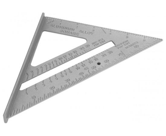 Алюминиевая треугольная линейка DEKO 180/255/185мм DKM180-255-185 – изображение 3