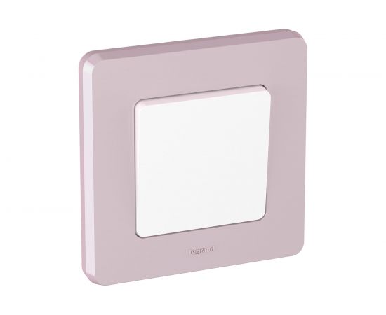 Рамка Legrand - 1 пост - INSPIRIA - розовый 673934 – изображение 3