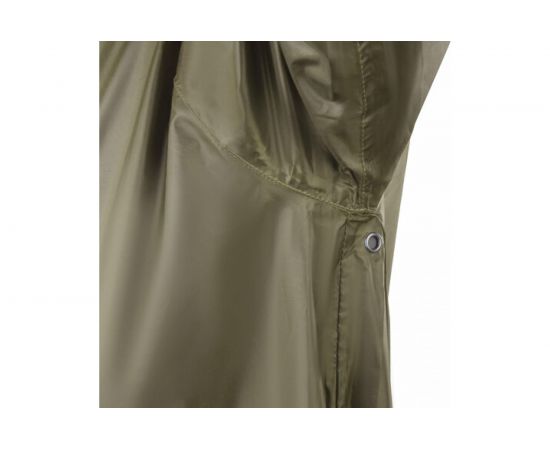 Плащ-дождевик ГРАНДМАСТЕР хаки, на молнии, многоразовый, с ПВХ покрытием, 60-62, рост 170-176, 610849 – изображение 4