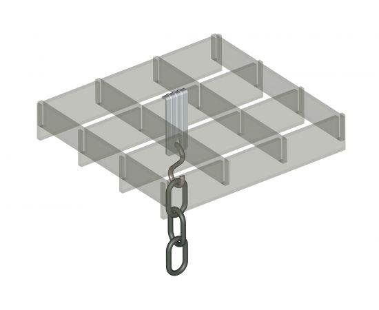 Вертикальный балочный зажим УМС 1-5 мм с отверстием 30 шт. VBZ-1-5 – изображение 4