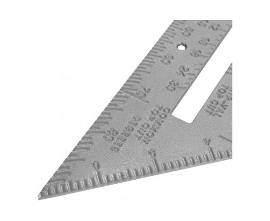 Алюминиевая треугольная линейка DEKO 180/255/185мм DKM180-255-185 – изображение 4