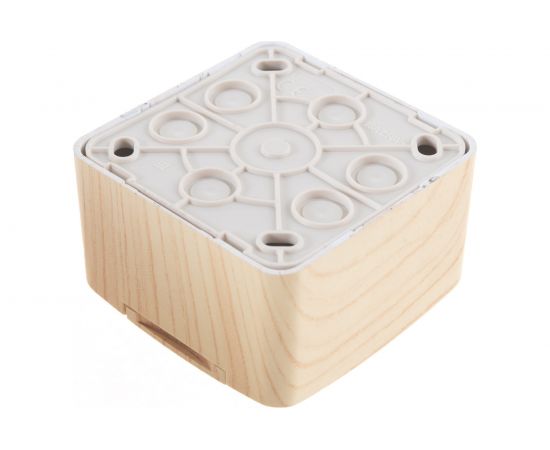 Розетка Lezard, VIOLA, с/з, с крышкой. керамика, белёный дуб, 751-5200-123 – изображение 5