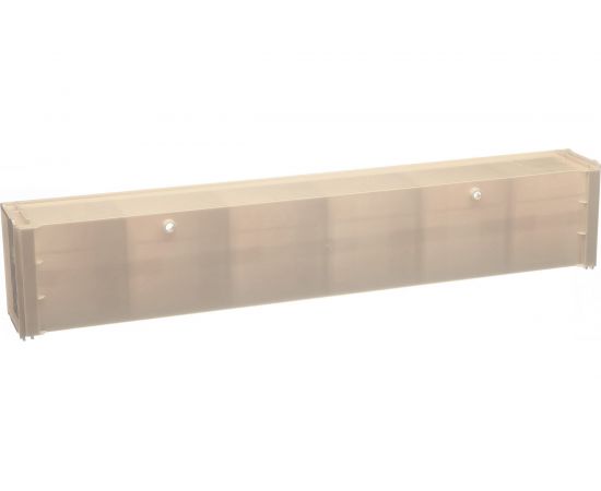 Откидной короб СТЕЛЛА-ТЕХНИК 600х96х112мм, 6 ячеек, бежевый, прозрачный, F-600-6-B – изображение 5