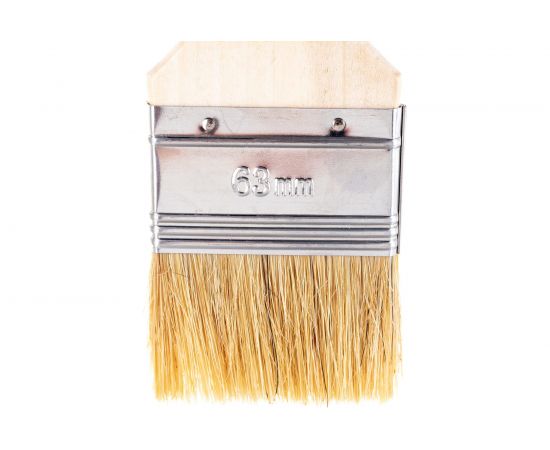 Плоская кисть Toolberg 2,5"", белая 0101025 – изображение 5