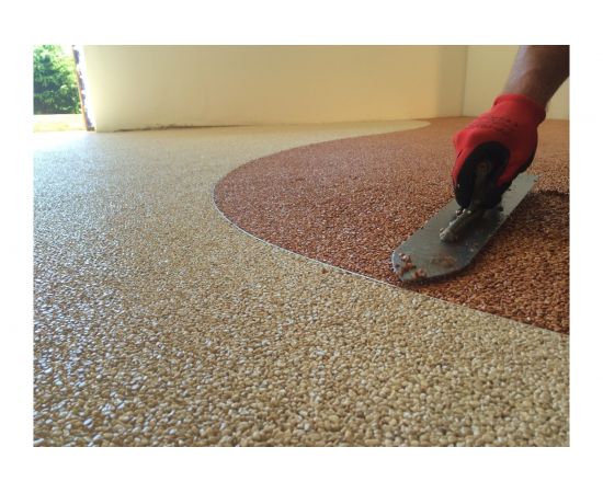 Каменный ковер - декоративное покрытие Kitstone цвет Brown 1810113 – изображение 5