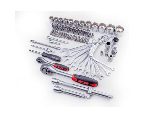 Набор инструмента СЕРВИС КЛЮЧ 82 предмета, 12 граней 12082 – изображение 8