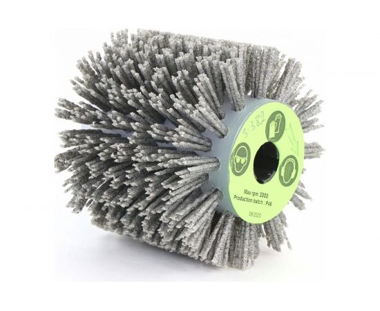 Щетка (110х100х19 мм; +4 паза; P46; полимерный ворс) ОСБОРН 3-382 FEL110100P46PGR 