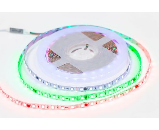Комплект адресной ленты Apeyron 24В, 14,4Вт/м, smd5050, 60д/м, IP20, подложка 10мм (белая), 10м, RGB 10-99 