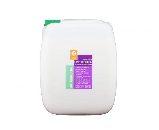 Грунтовка глубокого проникновения APIS Антиплесень, белый, канистра 30 кг 4665296514219 