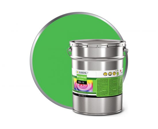 Краска Лакра МА-15 салатовая, 25 кг 90001968174 